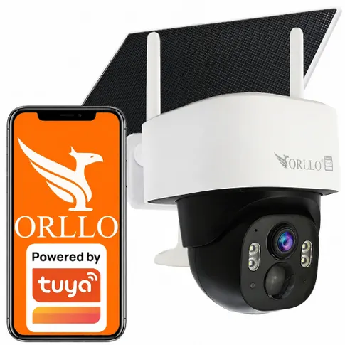 ORLLO TZ1 zewnętrzna kamera 4G LTE Cloud SIM z panelem fotowoltaicznym sklep monitoring orllo.pl