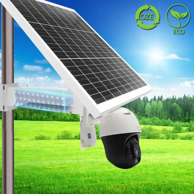 Kamera WiFi IP Zewnętrzna Z20 4K z Panelem Fotowoltaicznym SM6030 PRO