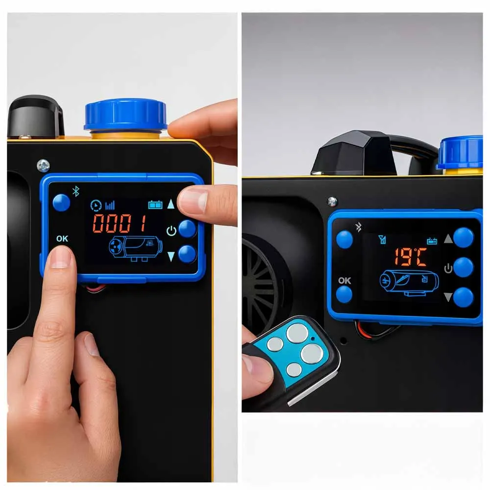 Nagrzewnica Spalinowa 9kW Dmuchawa Olejowa Ogrzewanie Postojowe