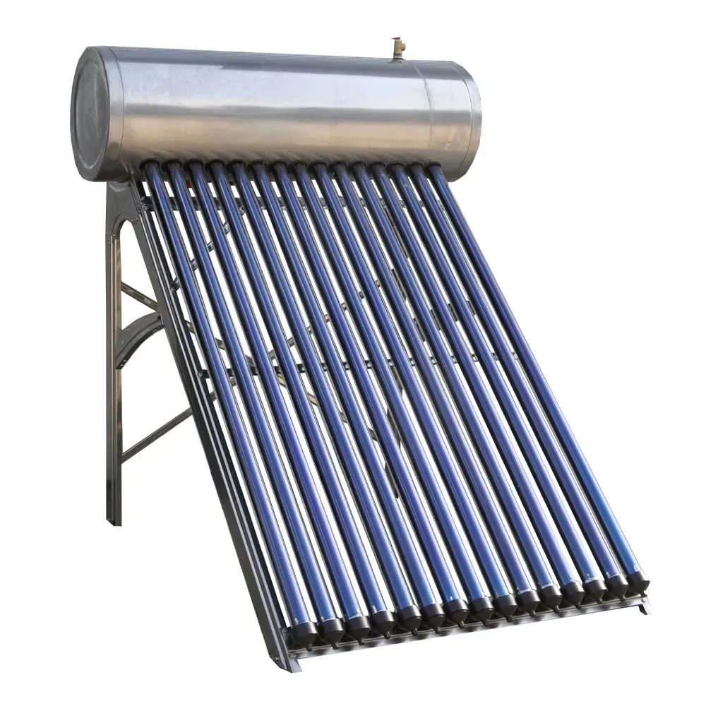 kolektor słoneczny 150l ciśnieniowy do grzania wody z próżniowymi rurami heat pipe