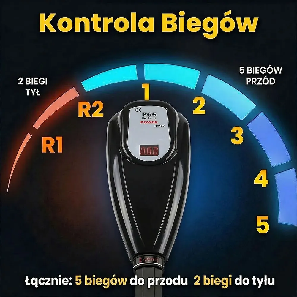 Silnik Elektryczny do Łodzi Zaburtowy 12V 660W ORLLO P65