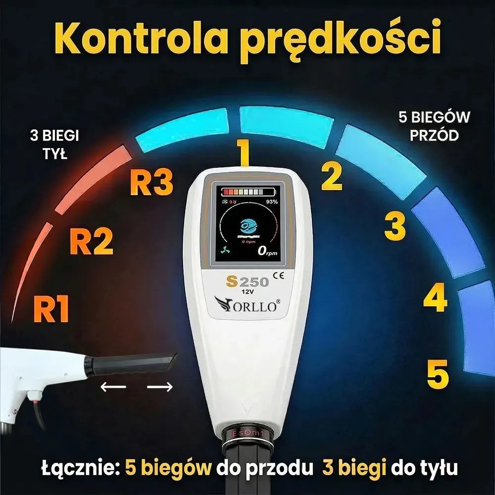 Silnik Elektryczny do Łodzi Zaburtowy Bezszczotkowy 12V 85LBS ORLLO S250