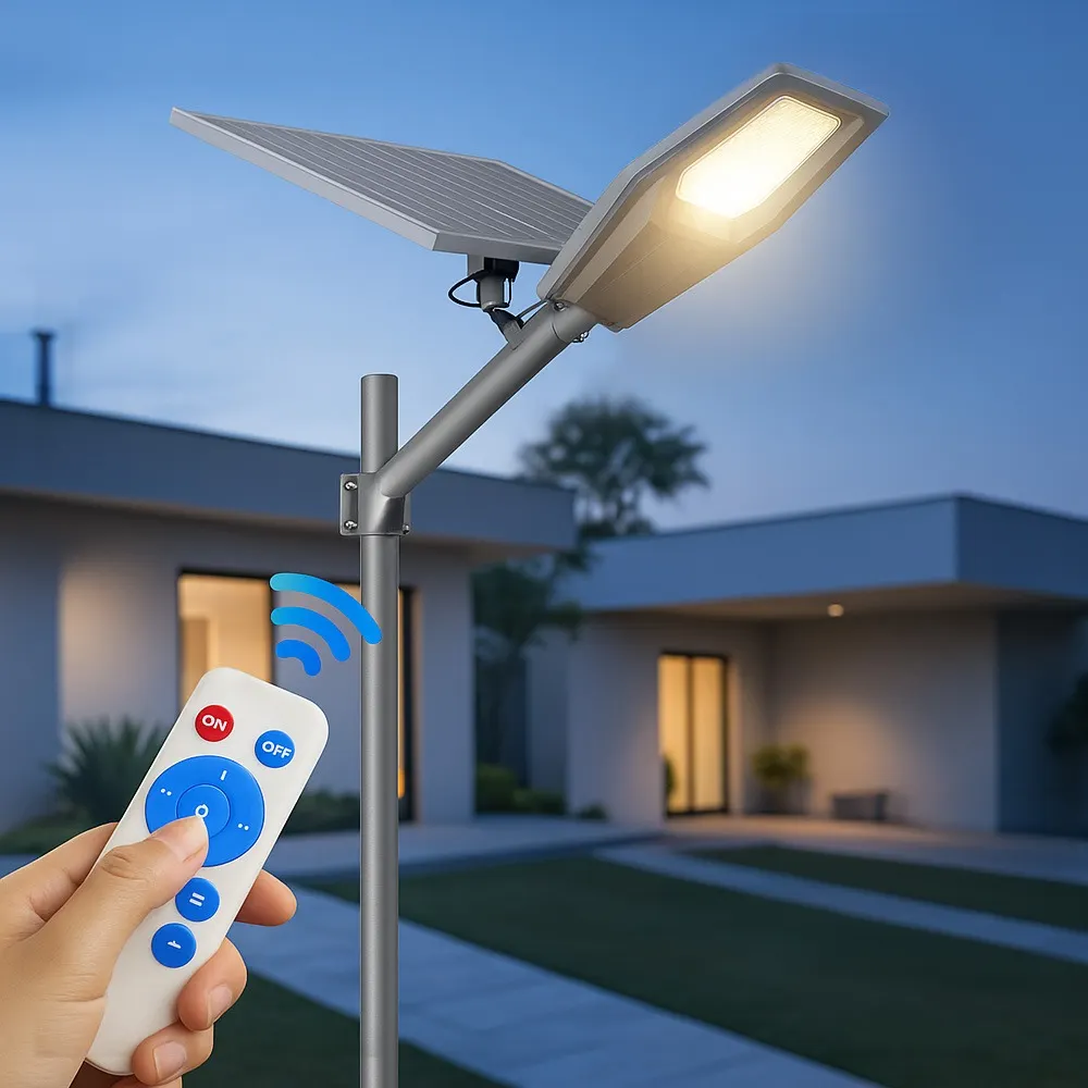 Lampa Solarna Uliczna LED 250W Panel Solarny 40W Akumulator WARRIOR