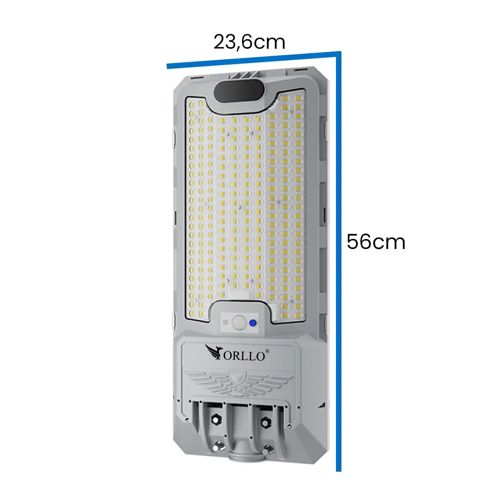 Lampa Solarna Uliczna LED 240W Panel Solarny 15W Pilot 1500LM 6500K