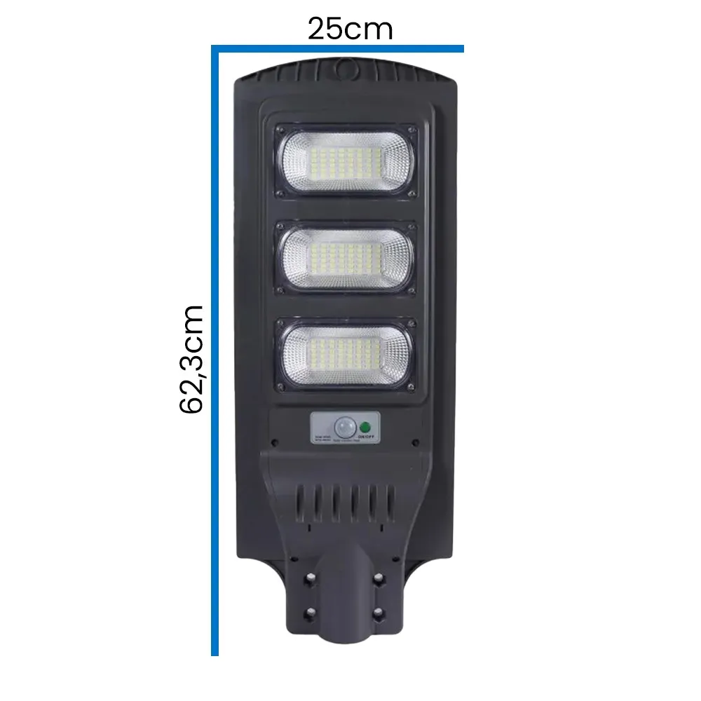 Lampa Solarna LED 120W Panel Solarny 12W Pilot Czujnik Ruchu