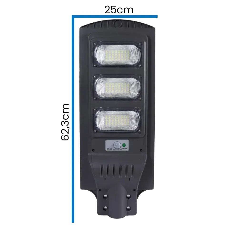 Lampa Solarna LED 120W Panel Solarny 12W Pilot Czujnik Ruchu OUTLET IDEALNY