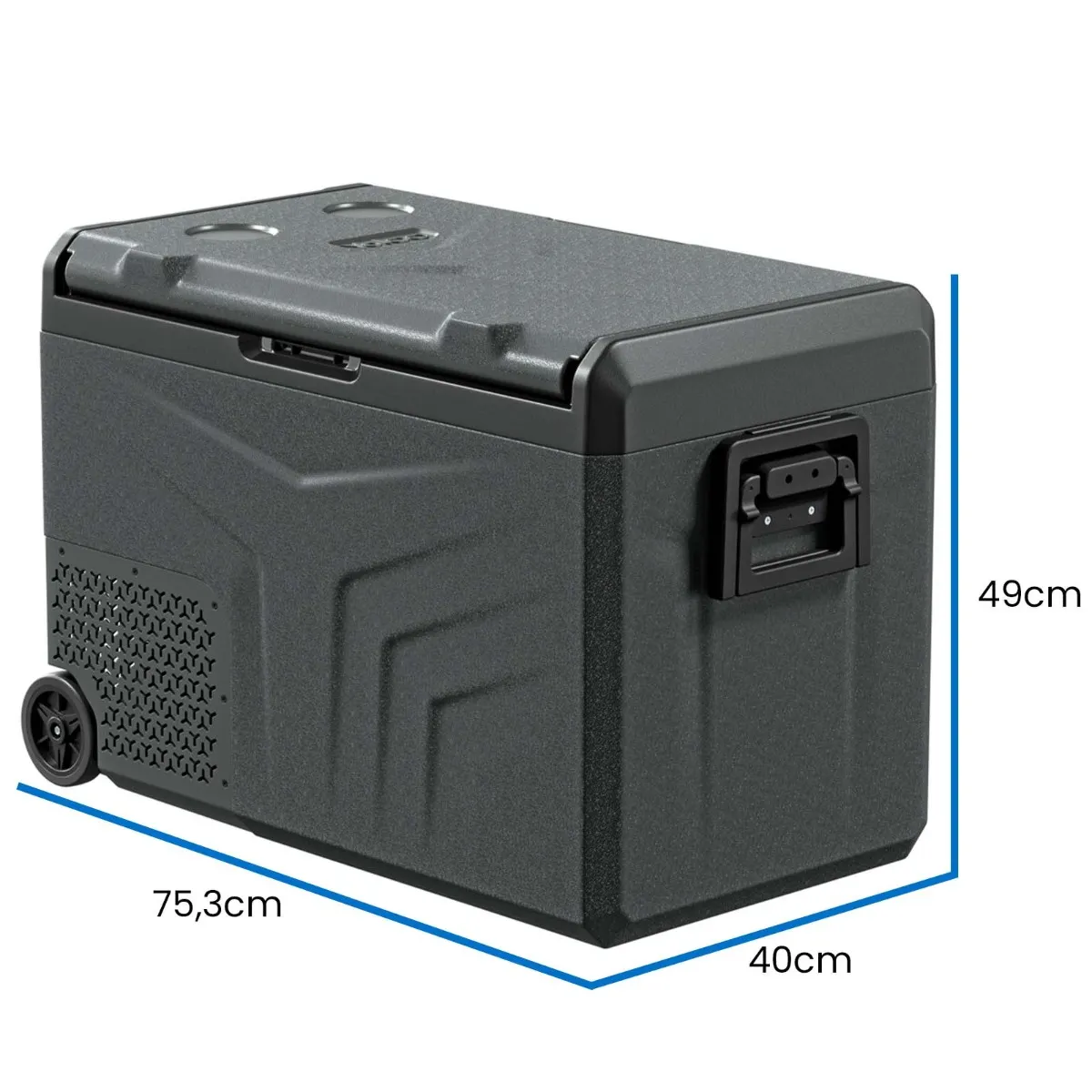 Lodówka Przenośna Kompresorowa Yolco TCX50 Carbon Bluetooth 50L