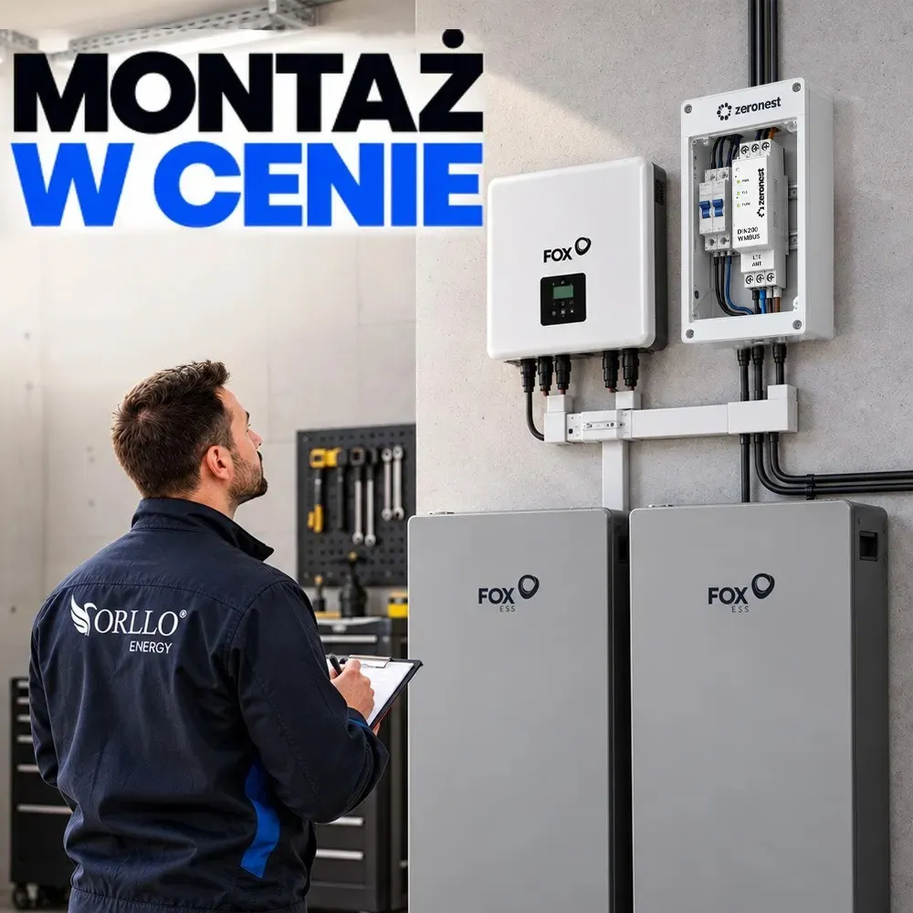 Zestaw Magazyn Energii 10,36kWh LiFePO4 Inwerter Hybrydowy FoxESS 5kW Zeronest