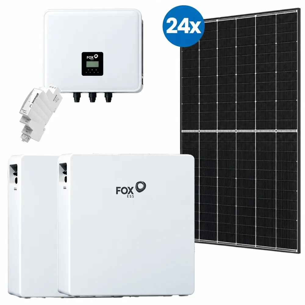 Zestaw Fotowoltaiczny 10,92 kWp Magazyn Energii 23,04 kWh FoxESS Falownik Hybrydowy 10 kW z Montażem