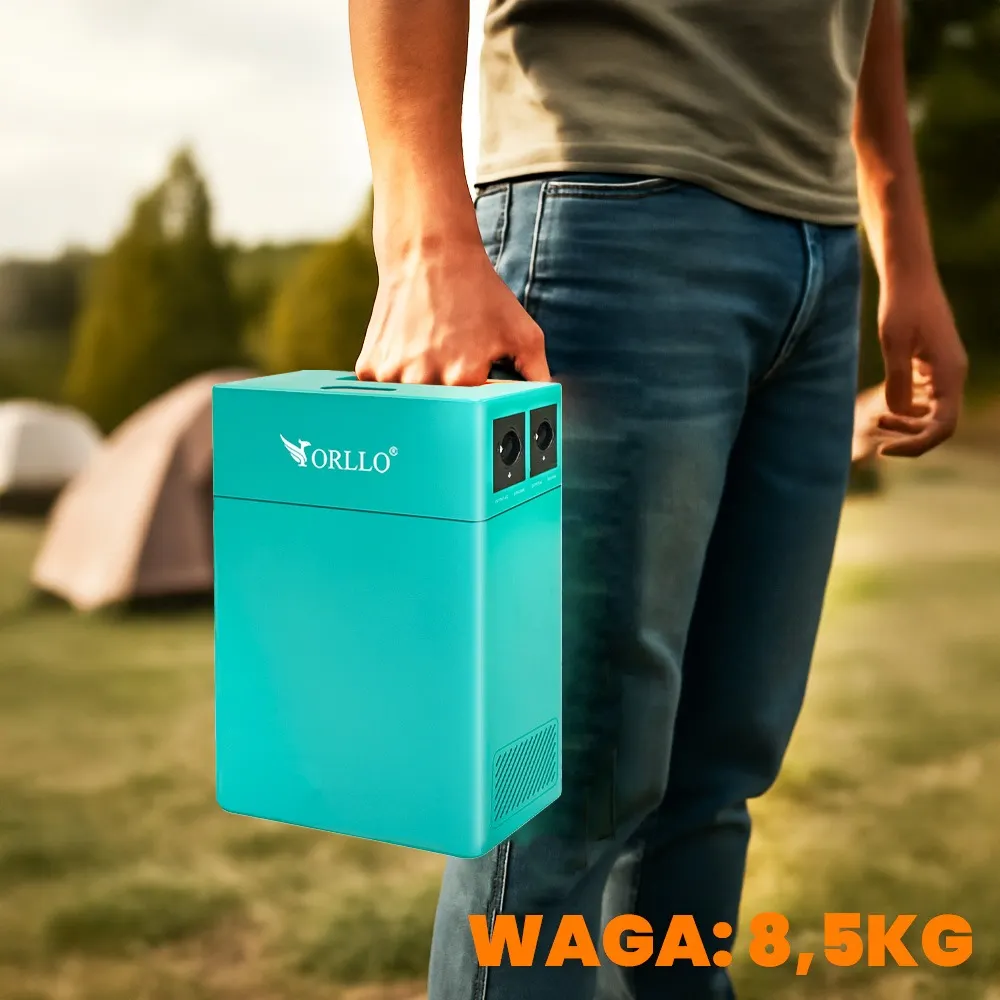 Przenośna Stacja Zasilania Magazyn Energii LiFePO4 ORLLO 200W OUTLET IDEALNY