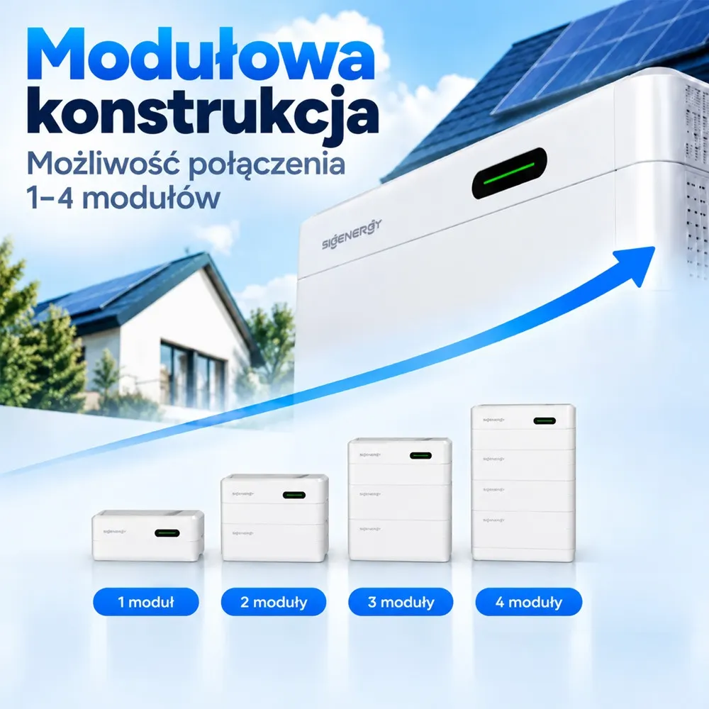 Przydomowy Magazyn Energii Zestaw Falownik 6kW Magazyn Sigen 12kWh