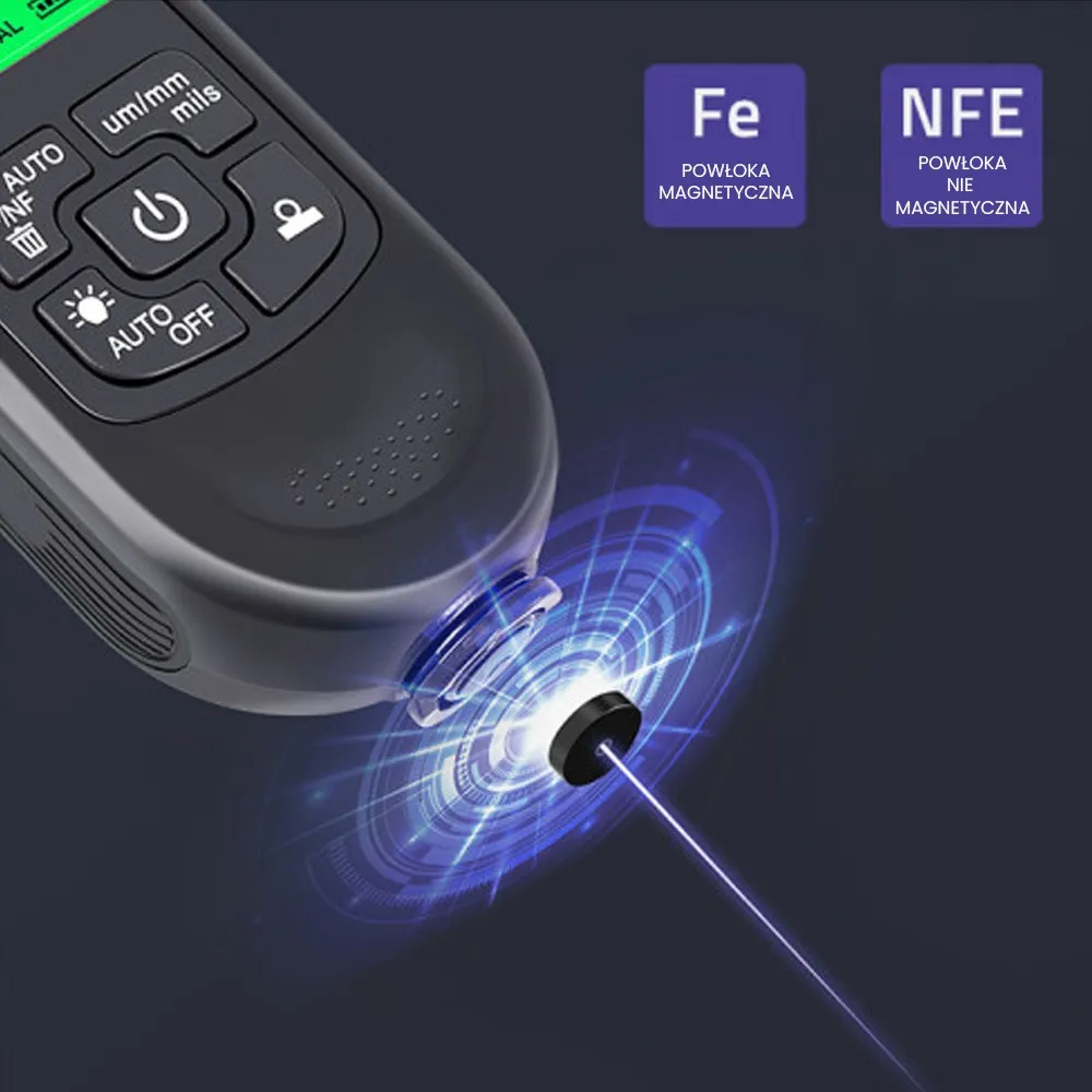 Miernik Grubości Lakieru MIERNIK 0–2000 µm