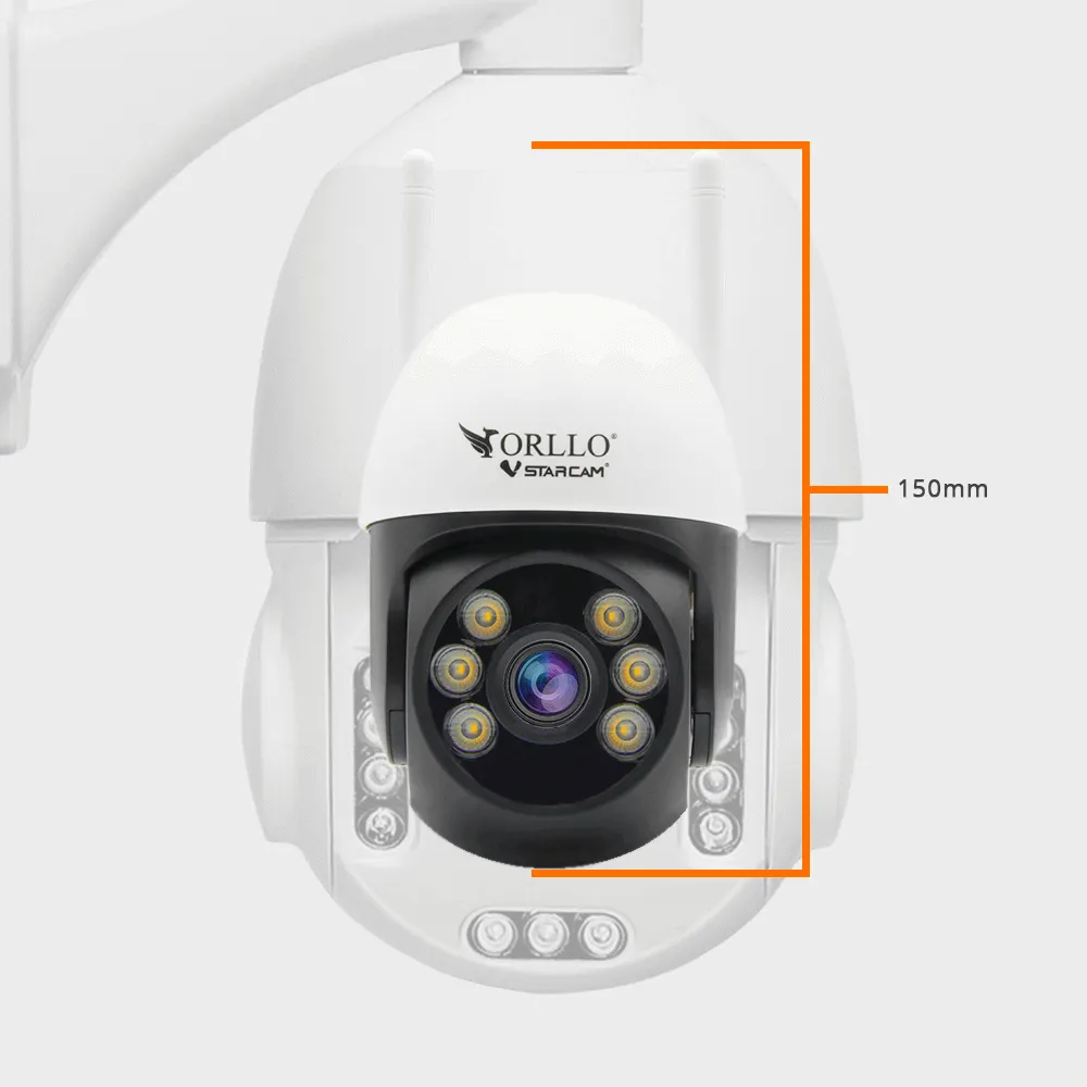 Kamera Obrotowa Zewnętrzna WiFi IP ORLLO Z16 + Karta SD 64Gb + Gratis CHMURA