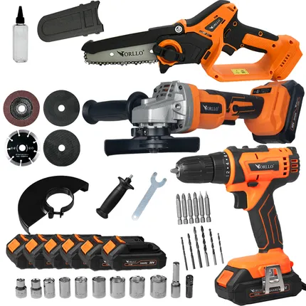 Zestaw Elektronarzędzi Piła akumulatorowa wiertarko wkrętarka akumulatora Szlifierka akumulatorowa kątówka diax sklep elektronarzędzia orllo.pl