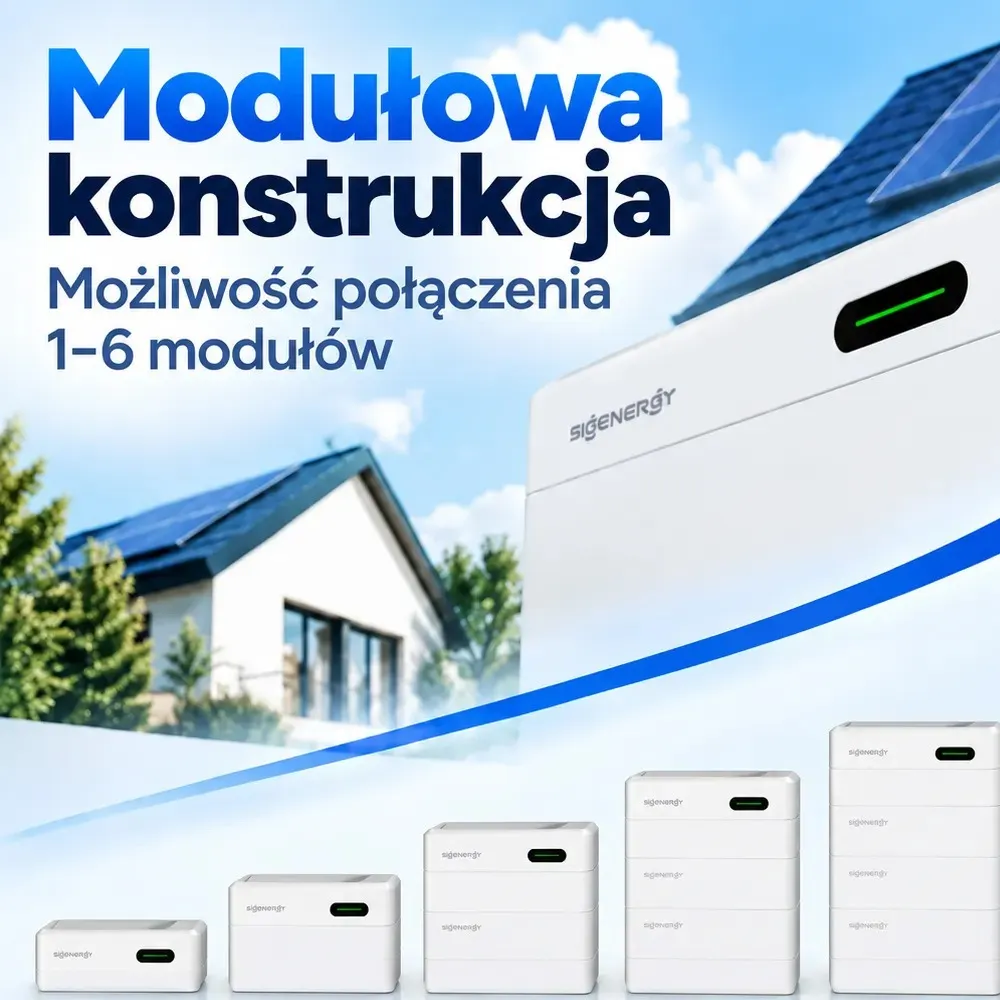 Magazyn Energii z Montażem Sigenergy 27,12kWh Zestaw Przydomowy z Falownikiem 10kW