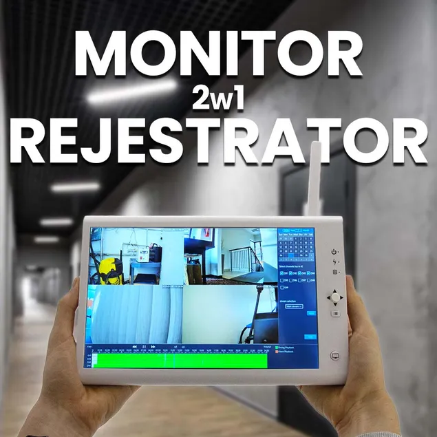 Przenośny Monitoring Zestaw Kamer WiFi z Monitorem NVR ORLLO TS1 OUTLET IDEALNY