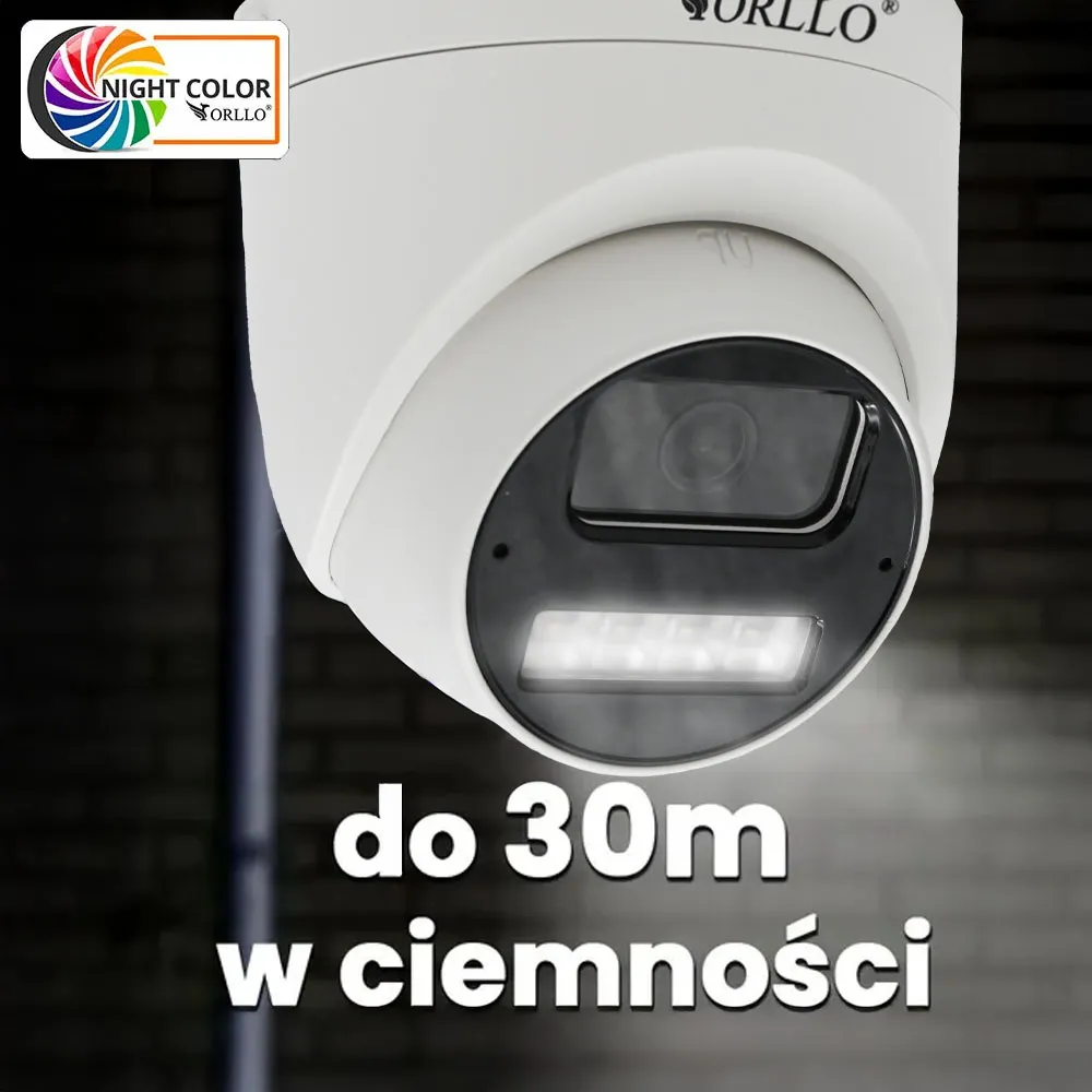 Zestaw Do Monitoringu 8 Kamery 8Mpx ORLLO N-SET