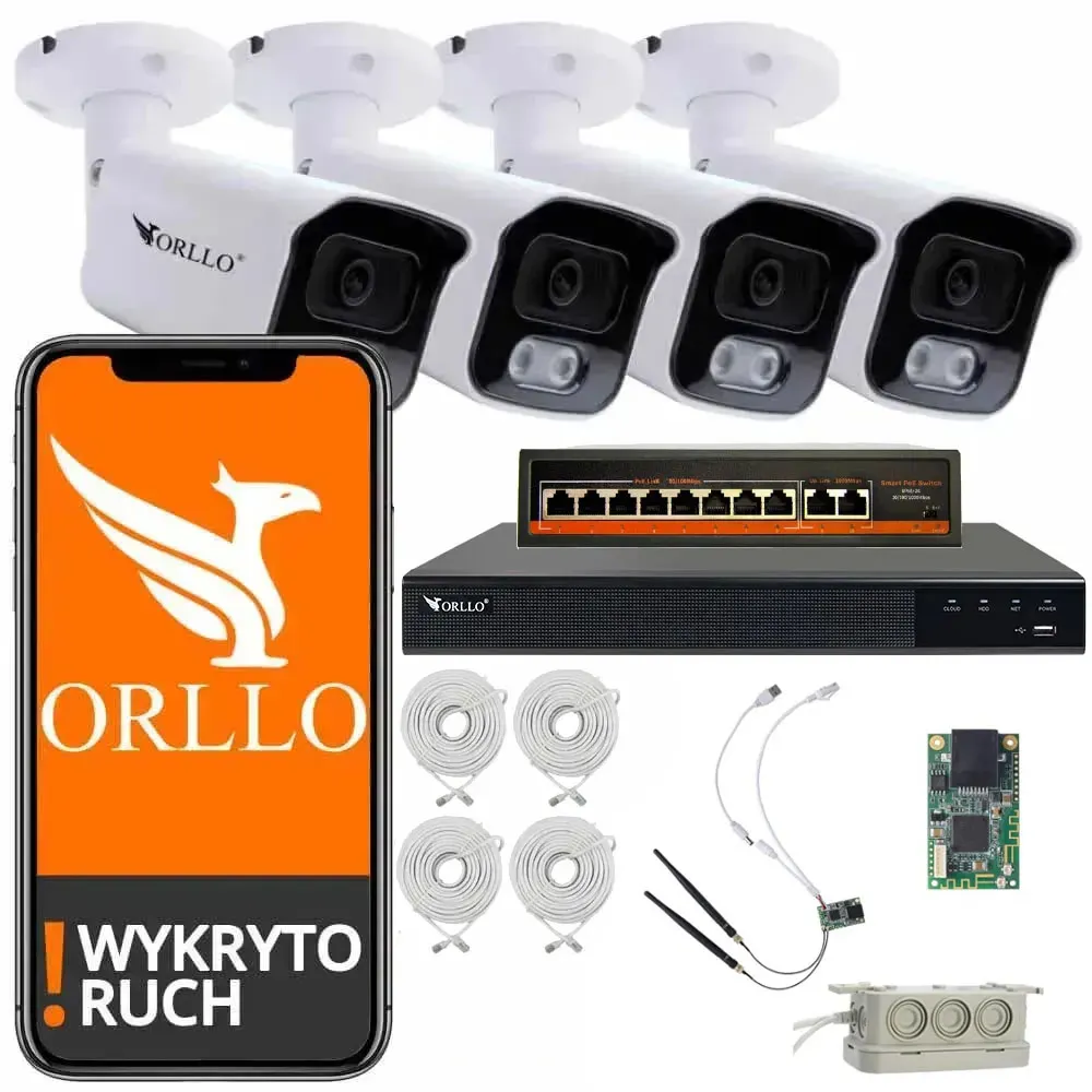 zestaw monitoringu rejestrator nvr wifi adapter sklep monitoring orllo.pl