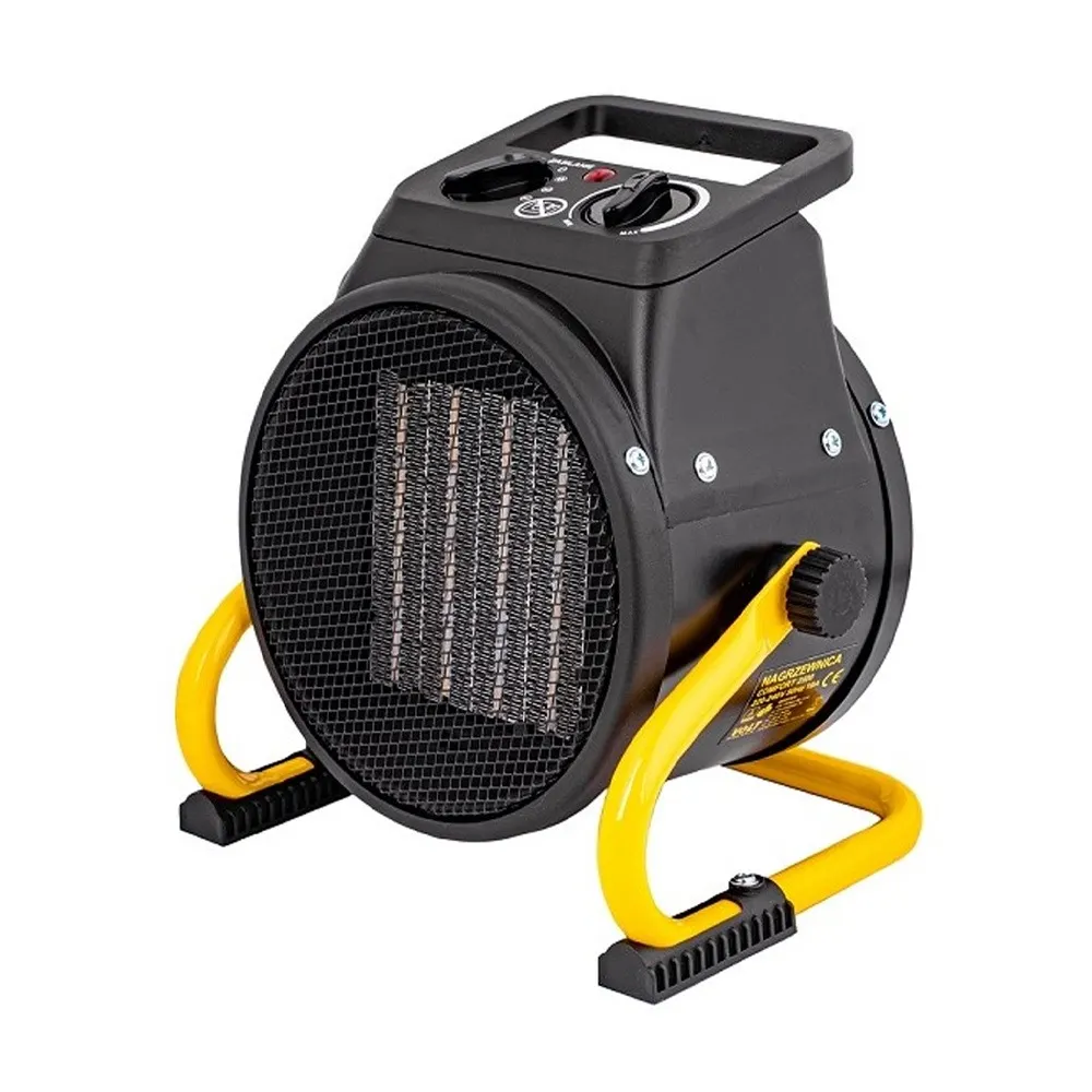 nagrzewnica elektryczna farelka termowentylator 2500w grzejnik nadmuchowy ogrzewanie pomieszczeń szybkie nagrzewanie dmuchawa elektryczna mobilna grzałka dom garaż warsztat termostat tryb nadmuchu ogrzewacz pokojowy ogrzewanie dodatkowe