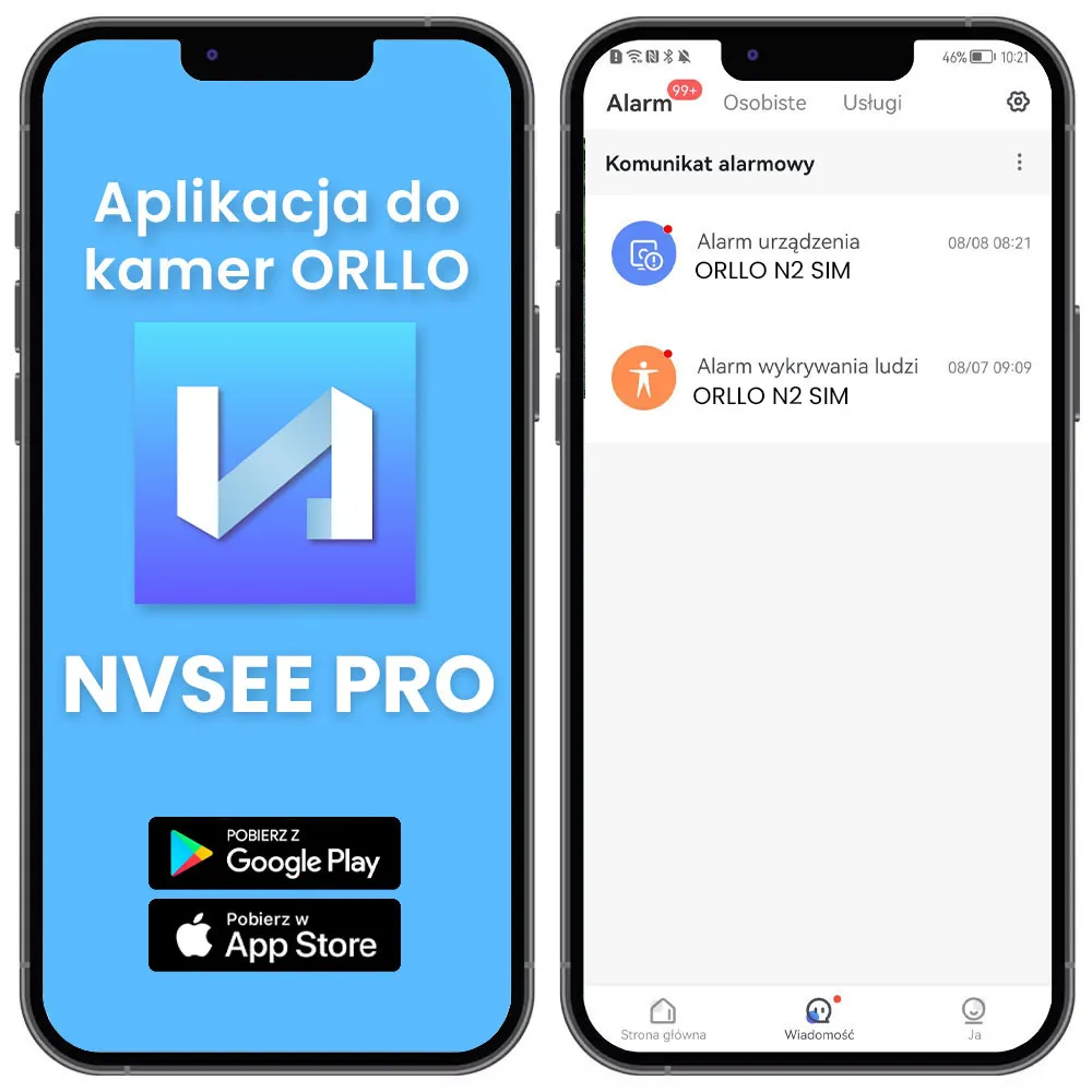 Kamera na Kartę SIM Zewnętrzna Obrotowa ORLLO N2 Panel Fotowoltaiczny