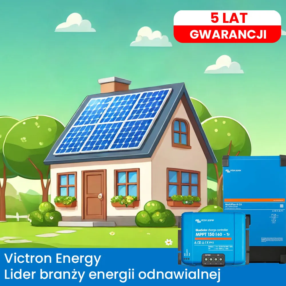 Off Grid Zestaw Fotowoltaiczny Magazyn Energii Inwerter Zasilanie Awaryjne Victron