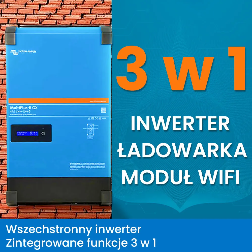 Off Grid Zestaw Fotowoltaiczny Magazyn Energii Inwerter Zasilanie Awaryjne Victron