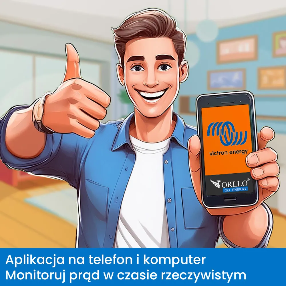 Off Grid Zestaw Fotowoltaiczny Magazyn Energii Inwerter Hybrydowy Victron Energy