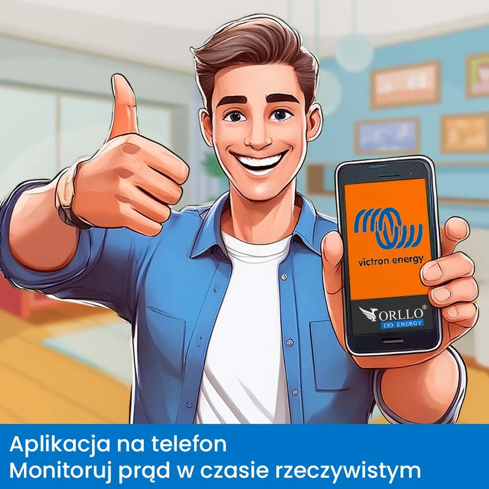 Off Grid Zestaw Fotowoltaiczny Magazyn Energii Przetwornica Panel Fotowoltaiczny Victron 110Ah