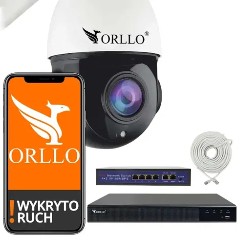 zestaw do monitoringu poe orllo r2 pro+ nagrywarka nvr switch poe orllo.pl