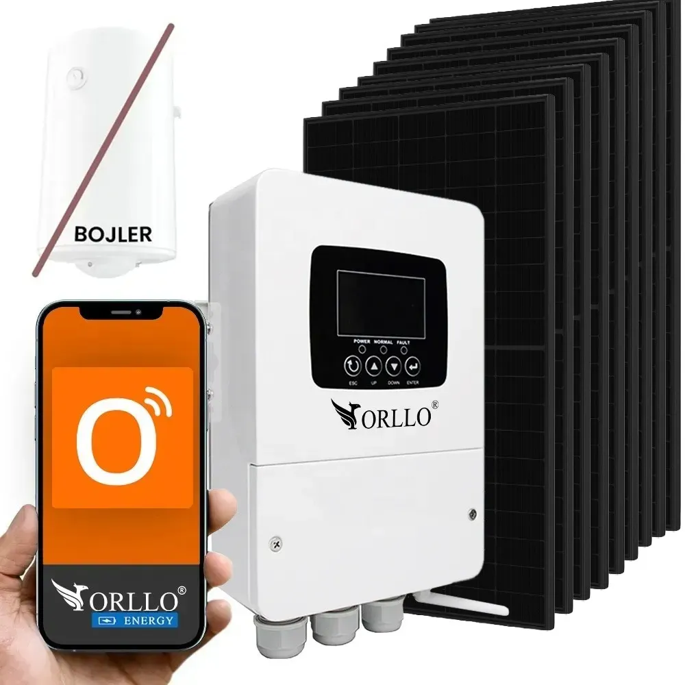przetwornica solarna ORLLO BOOST 5KW BYPASS MPPT WiFi do grzania wody w bojlerze z paneli fotowoltaicznych