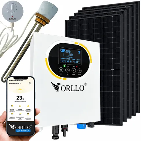 inwerter do bojlera przetwornica solarna 4kw orllo boost grzanie wody z fotowoltaiki kontroler mppt funkcja bypass ogrzewanie elektryczne z paneli pv zdalne sterowanie przez wifi
