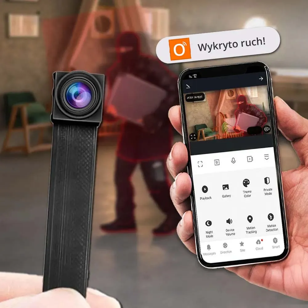 Ukryta Mini Kamera WiFi ORLLO C2 PRO Powerbank 20 000mAh