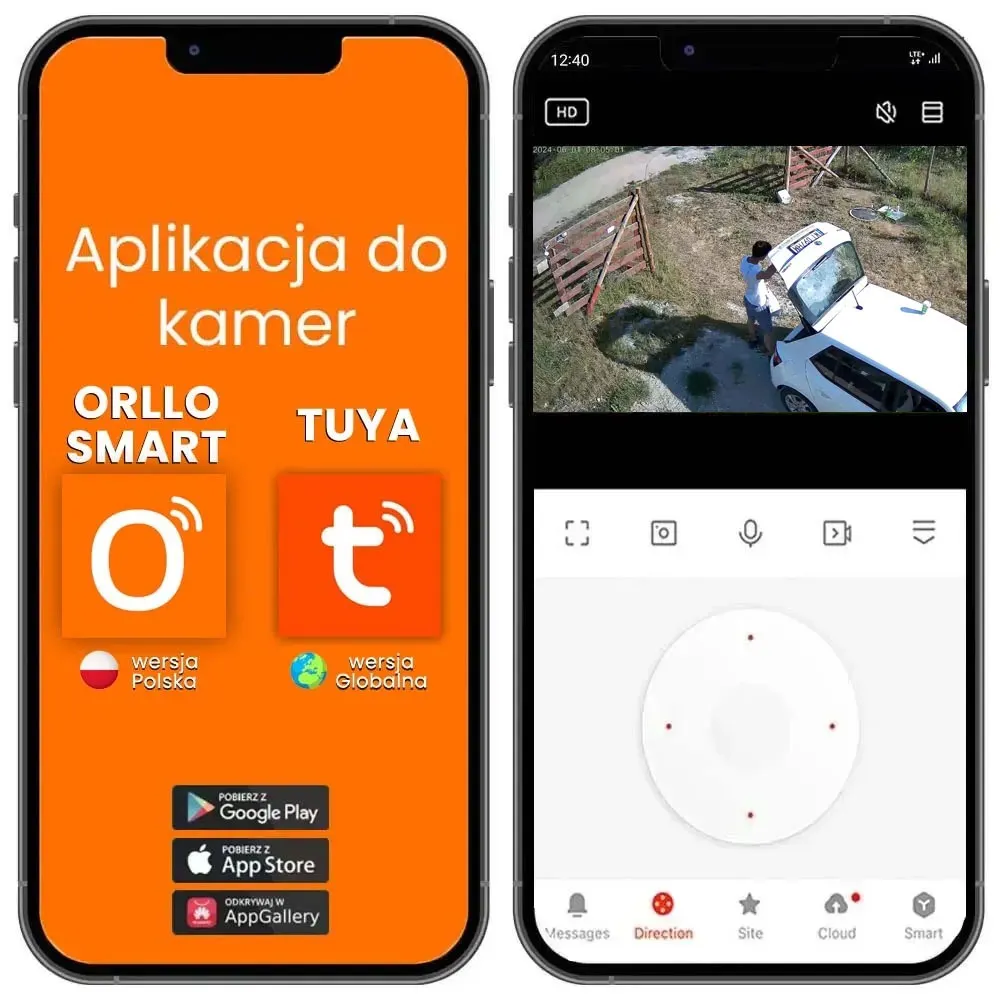 Kamera Solarna na Kartę SIM Solarna ORLLO TZ1 ULTRA MORO