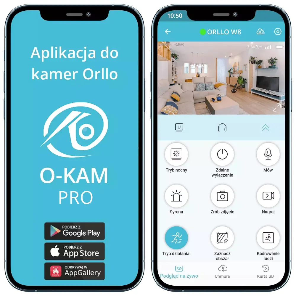 Mini Kamera Bezprzewodowa GSM 4G LTE ORLLO W8 PRO SIM