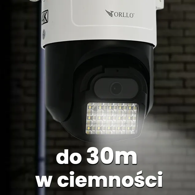 Kamera na Kartę SIM AI Zewnętrzna Obrotowa ORLLO Z17 ULTRA 4K + GRATIS chmura