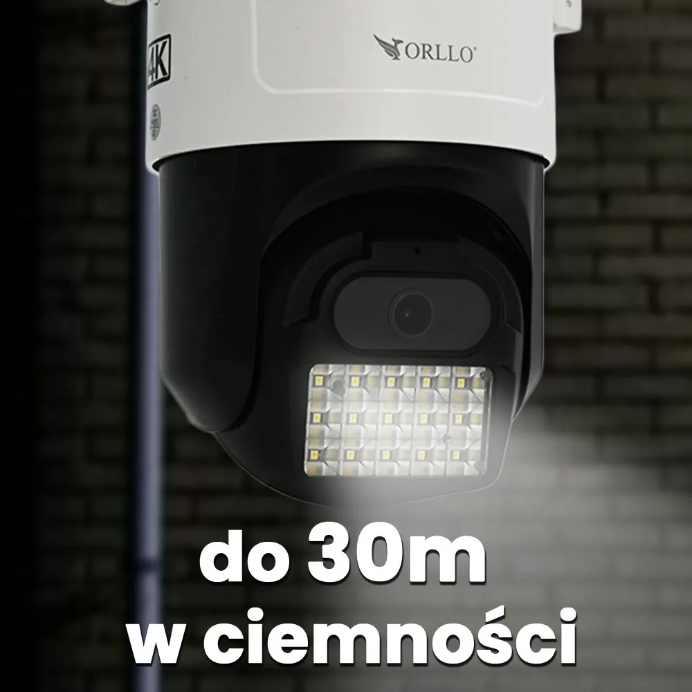 Zestaw Fotowoltaiczny na Działkę ROD Kamera na Kartę SIM ORLLO Z17 ULTRA