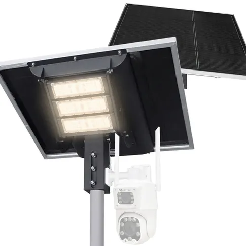 Panel Fotowoltaiczny Solarny do Kamer Monitoringu z Lampą LED ORLLO