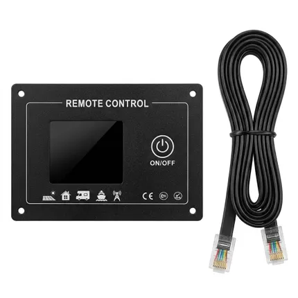 Panel sterujący LCD do przetwornicy napięcia z podświetlanym wyświetlaczem i przewodem 3 m