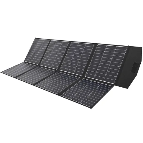 panel fotowoltaiczny skladany 500W ORLLO PRO mobilny panel solarny do kampera stacja zasilania off grid wysoka wydajnosc ogniwa monokrystaliczne ETFE lekki przenosny panel do campingu dzialki i zasilania urzadzen w terenie