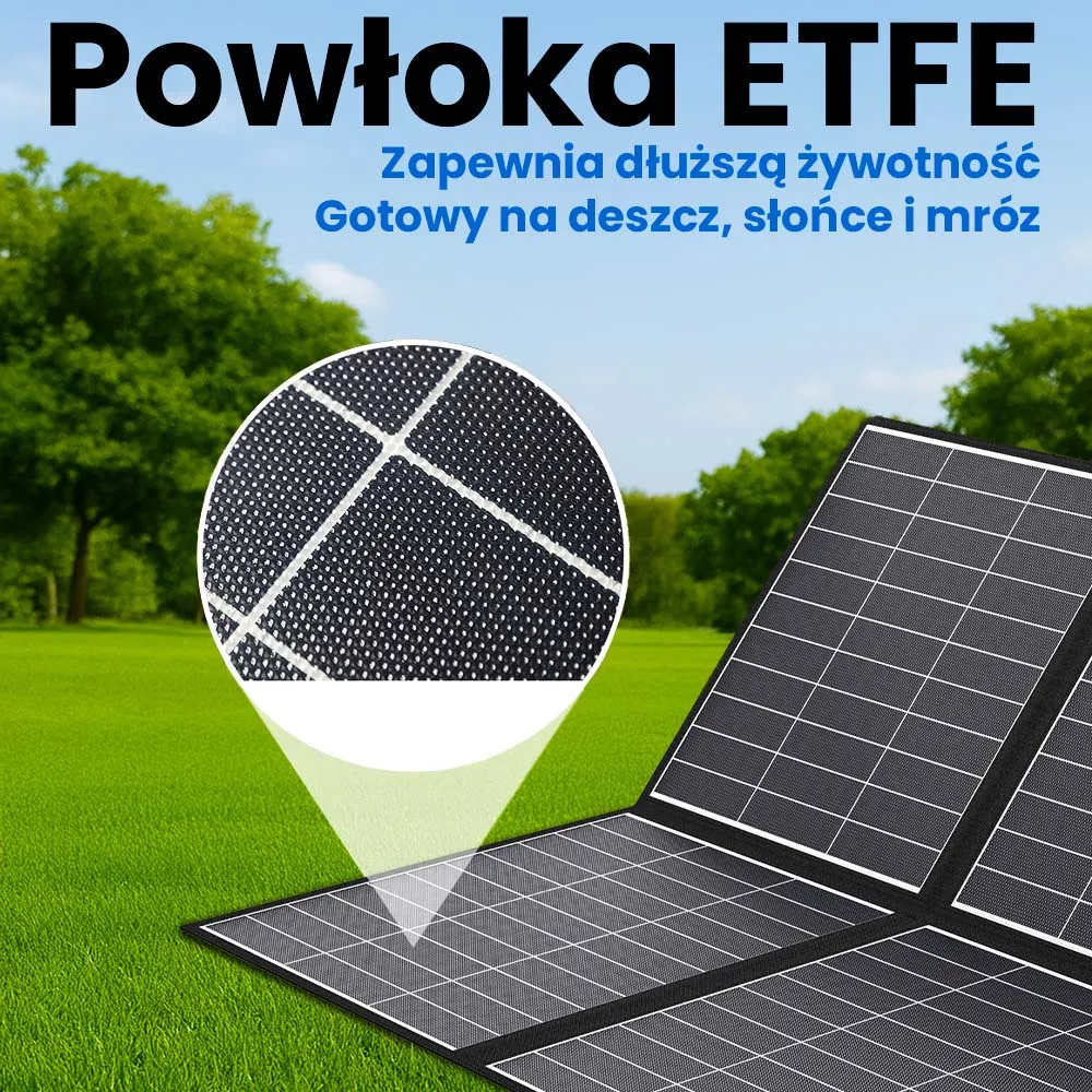 Panel Fotowoltaiczny Słoneczny Składany Przenośny ETFE ORLLO 400W PRO