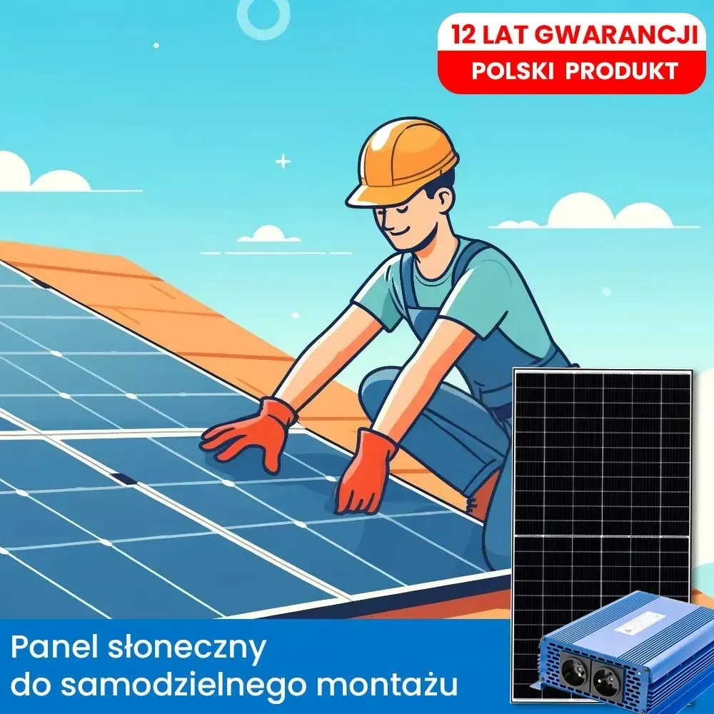 Off Grid Zestaw Fotowoltaiczny do Grzania Wody Przetwornica Panele Fotowoltaiczne