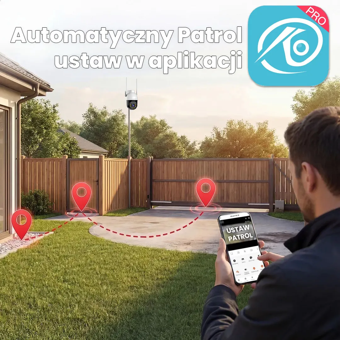 Kamera WiFi IP Zewnętrzna Obrotowa Zoom x10 ORLLO Z9 ULTRA