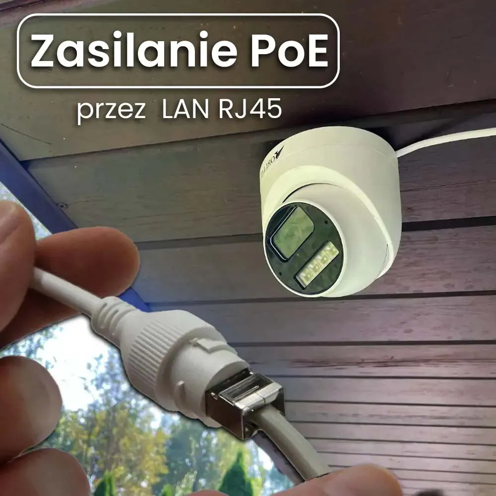 Zestaw 4 Kamer Zewnętrznych Kopułkowych Dysk 1TB HDD ORLLO N-SET 4K