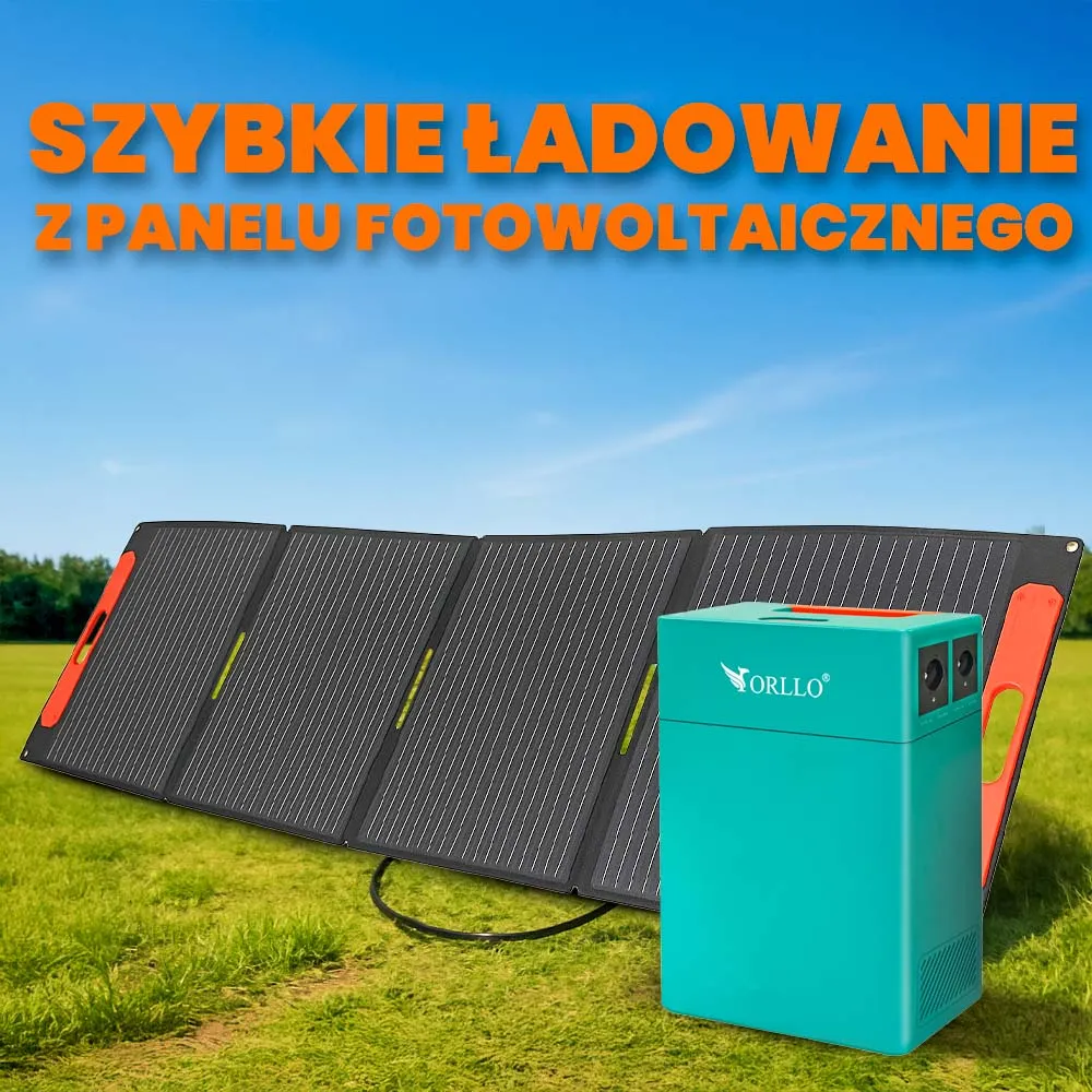 Przenośna Stacja Zasilania Magazyn Energii LiFePO4 ORLLO 200W