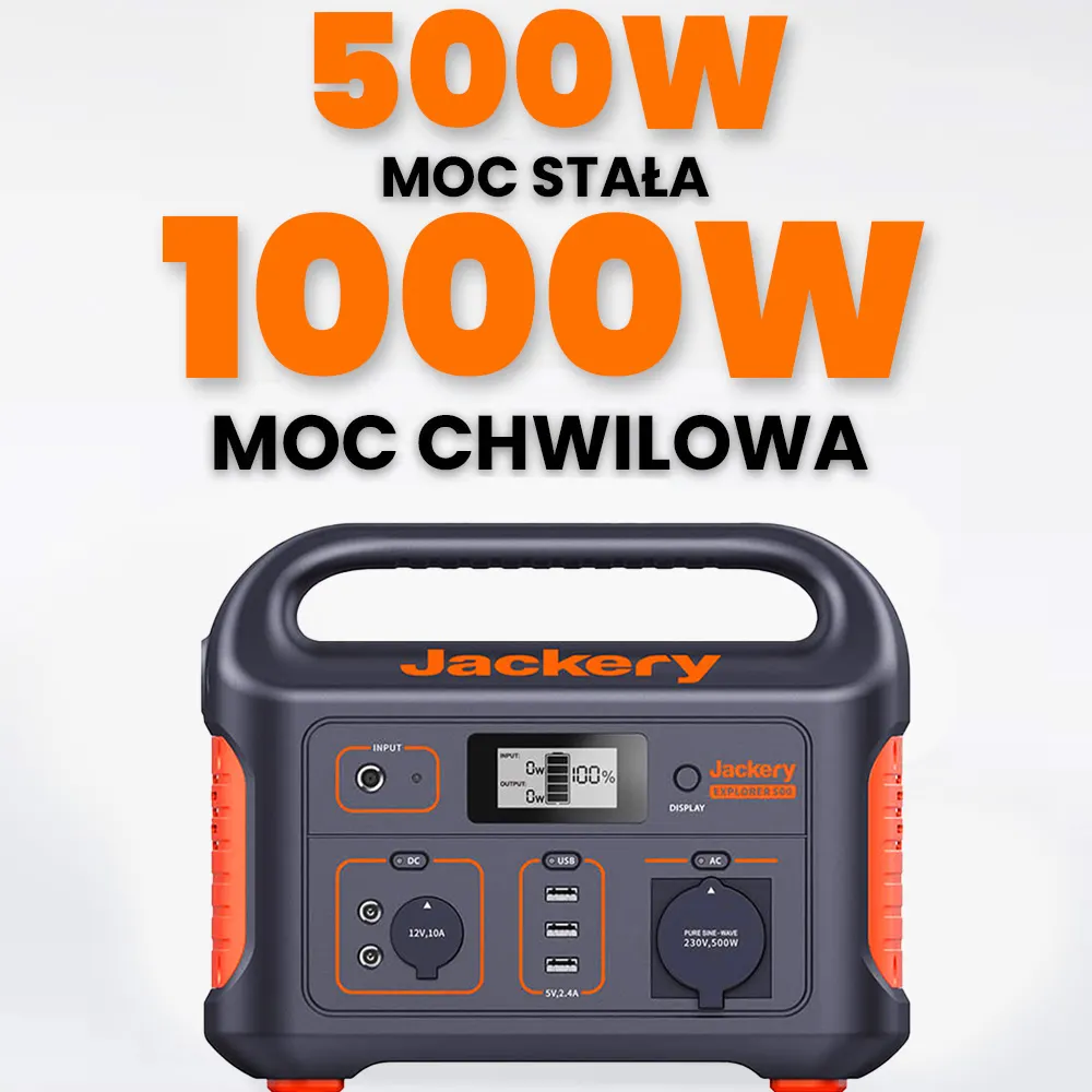 Przenośna Stacja Zasilania Magazyn Energii LIFEPO4 Jackery Explorer 500