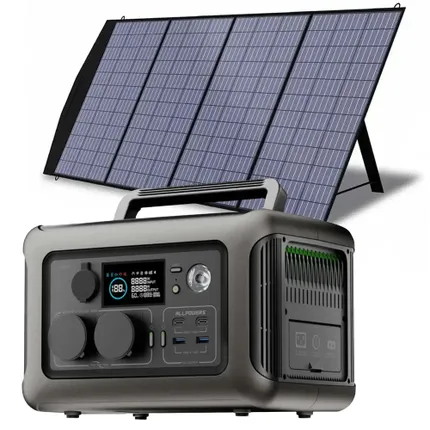 Zasilanie w podróży i na biwaku z ALLPOWERS R600
Ładowanie urządzeń przez panel solarny 200W