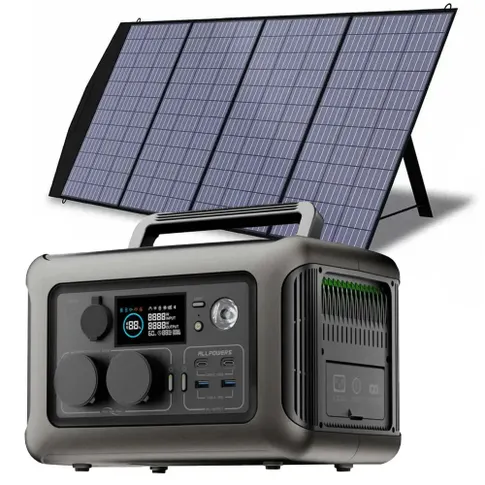 Zasilanie w podróży i na biwaku z ALLPOWERS R600
Ładowanie urządzeń przez panel solarny 200W