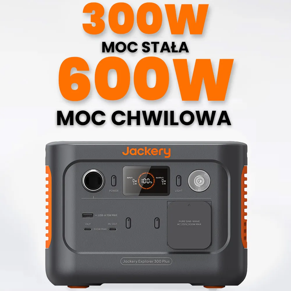 Przenośna Stacja Zasilania Magazyn Energii LIFEPO4 Jackery Explorer 300