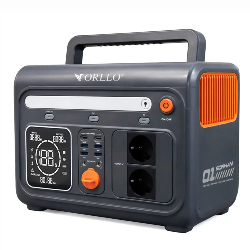 off grid przenośna stacja zasilania magazyn energii zasilanie awaryjne EZ1200 orlloenergy.pl