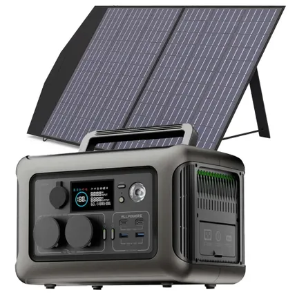 Zasilanie w podróży i na biwaku z ALLPOWERS R600
Ładowanie urządzeń przez panel solarny 200W